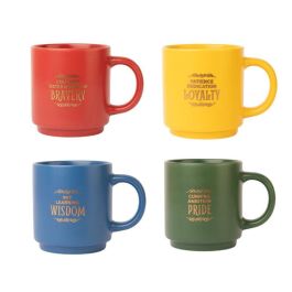 ERIK Set 4 tazas Harry Potter de porcelana 300ml aptas para lavavajillas y microondas