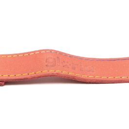 Gloria Correa Oasis para Perro de Cuero Nobuk de Alta Calidad, Reforzada, Mosquetón Seguro, 100 cm x 21 mm Rosa