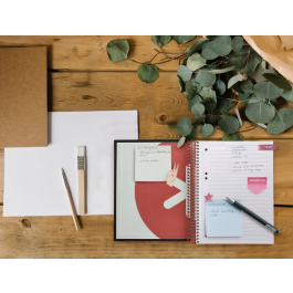 Antartik Cuaderno espiral A5 micro tapa forrada 120 hojas 90 gr horizontal negro