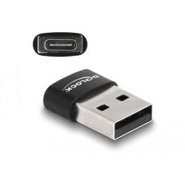 DELOCK Adaptador USB 2.0 USB Typ-A St > USB Type-C Bu schwarz negro Precio: 19.68999967. SKU: B1C6A66YRE
