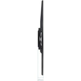 TooQ LP4170F-B Soporte de Pared Fijo para TV 37-70" hasta 40kg, VESA 200x200-600x400, Nivel Burbuja, Pantallas Curvas, Negro