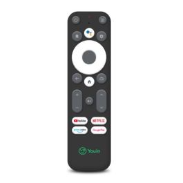 Youin YOU-BOX EN1040K - Receptor Android TV 4K UHD, Asistente de Voz Google, 8 GB, WiFi, Bluetooth 4.2, 3x USB, Compatible con Chromecast