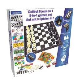 Juego de mesa magnético - 8 juegos en 1 caja