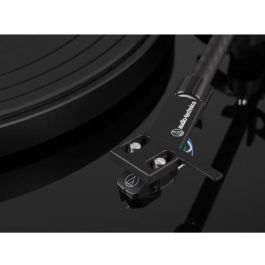 Audio Technica AT-LPW50PB Tocadiscos de Tracción por Correa Negro Brillante con Preamplificador de Fono Integrado