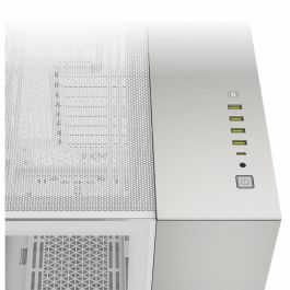 CORSAIR CC-9011285-WW Caja PC Torre Media 6500X, Aluminio Blanco/Gris Satinado