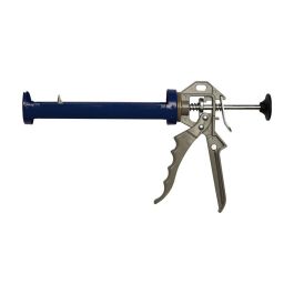 Irimo Pistola de silicona 549-230-2 para cartuchos de 9, aluminio alta calidad, empuje 7:1, 1500N, incluye aguja limpieza