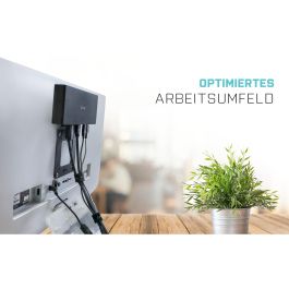 Hub USB i-Tec C31QUATTRODOCKPD Negro