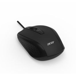 Acer Raton USB 3 Botones, Rueda de Desplazamiento, 1000 DPI, Cable 1.5m, Color Negro