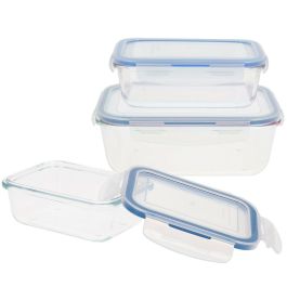 Set de Recipientes de Cocina Herméticos Apilables Max Home 6 Unidades 23 x 7,5 x 17,5 cm Set de Recipientes de Cocina Herméticos Apilables Max Home 6 Unidades 23 x 7,5 x 17,5 cm