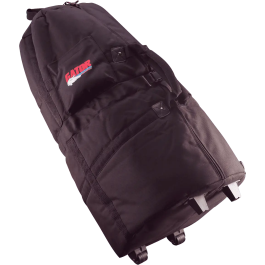 Gator Funda para Conga Nylon con Ruedas - Percusión Profesional Negra - Nailon y Espuma - 431.8x431.8x736.6 mm