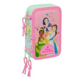 Estuche Escolar con Accesorios Disney Princess Bloom Rosa Aguamarina 12,5 x 19,5 x 5,5 cm 37 Piezas Precio: 13.50000025. SKU: B163QHP9CS