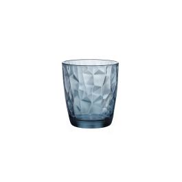 Bormioli Rocco Vaso Bajo Diamond de Vidrio Azul 39 cL con Relieve, Apto Lavavajillas, Fabricado en Italia, 1 Unidad Precio: 1.68999974. SKU: B19NHV6N8J