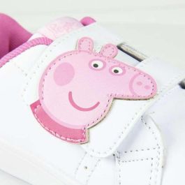 Cerdá T026 Zapatillas Deportivas Infantiles Peppa Pig con Suela de PVC Color Blanco Talla 26