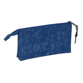 Safta Portatodo Triple Cómo Entrenar a Tu Dragón 22x12x3cm - Estuche Escolar para Niños +3 Años