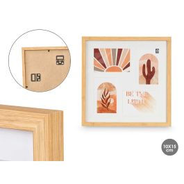 Marco 4 Fotos 10X15 Efecto Bambu Giftdecor (12 Unidades) Precio: 47.59000059. SKU: B14WN54KVK