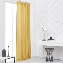 TODAY TOD1694782554205 Cortina con Ojales 100% Algodón Ocre 140x240cm