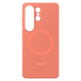 Samsung EF-ES948COEGWW Funda Silicone Magnet Case con MagSafe para Galaxy S26 Ultra, Coral Red, Material Reciclado