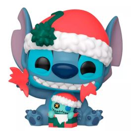 FUNKO Figura POP Disney Lilo & Stitch - Stitch Unwrapping Gift - Vinilo 9cm
