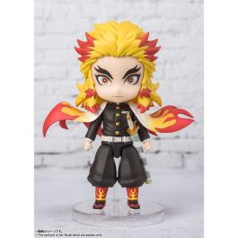 Tamashii Nations Figura Kyojuro Rengoku Flame Breathing de Demon Slayer Kimetsu No Yaiba Figuarts Mini