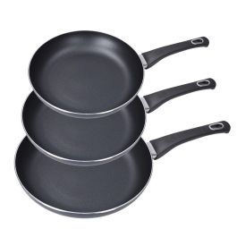 Gourmet Kitchen basic line Set 3 sartenes antiadherentes ø20 / ø24 / ø28 cm aptas para inducción, vitrocerámica, gas y placa eléctrica Precio: 30.50000052. SKU: B1E4K8BS9T