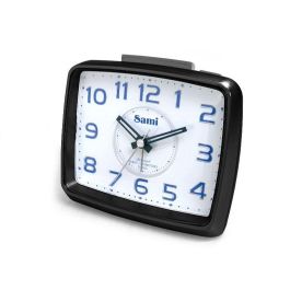 SAMI Despertador Digital Grande de Cuadrado con Luz Azul, Silencioso, Negro - DESPERTADOR SAMI GRANDE CUAD SILENC.LUZ AZUL DIG NEGRO Precio: 10.50000006. SKU: B12MAZCC6T
