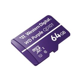 Western Digital WD Purple SC QD101 64GB microSDXC Ultra Endurance Clase 10 UHS-I para Cámaras de Vigilancia 24/7 y Entorno Extremo