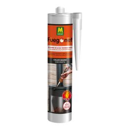 Massó Silicona refractaria 300ml - Sellador elástico, alta adhesión, resiste 250°C