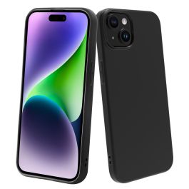 muvit for change funda compatible con Apple iPhone 15 negra