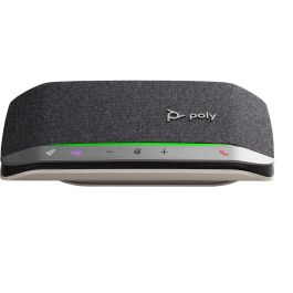 Poly Sync 20 Ms Plus Altavoz Bluetooth USB-C Manos Libres con Micrófono Sonido Full Dúplex Portátil para Oficina y Viajes