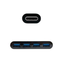 Adaptador USB-C a USB NANOCABLE 10.16.4401-BK (10 cm) 10 cm Adaptador USB-C a USB NANOCABLE 10.16.4401-BK (10 cm) 10 cm