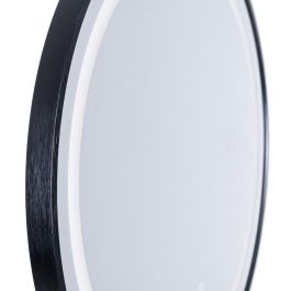 Espejo con Luz Led Negro Decoración 60 X 3 X 60 cm