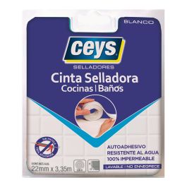 Ceys Cinta Selladora para Cocinas y Baños, Blanco, 22 mm x 3,35 m Precio: 12.98999977. SKU: B12798YBE2