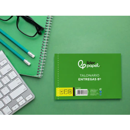 Liderpapel T328 Talonario Entregas 8º Original y 2 Copias Apaisado