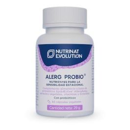 NUTRINAT EVOLUTION Alerg Probio 40 Vcaps | Complemento Probiótico para Sistema Inmunitario y Alergias | Vitamina C, Zinc y Selenio | Apto Veganos Precio: 18.5000002. SKU: B1GHL33A4A