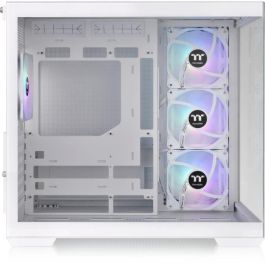 Caja PC - THERMALTAKE - View 380 TG ARGB Snow - Semitorre - ATX - Cristal templado - Blanco