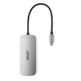 Acer 7-in-1 Type-C Dongle USB 3.2 Gen 1, HDMI, Lector Tarjetas SD/MicroSD, Power Delivery 100W, Plata, Hasta 3840x2160 Precio: 67.50000004. SKU: B1FBYRB3VX