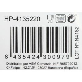 Inde - Copa de Vino Vega, 580 ml / 58 cl, Cristal, Diámetro 7.5 cm x Altura 23 cm, Peso 240 g (24 Unidades)