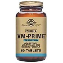 SOLGAR Formula Vm Prime Multivitamínico y Multimineral Adultos +50 Años, Rico en Antioxidantes, Apto Veganos, 60 Comprimidos Precio: 25.8900004. SKU: B1JNKTZS99