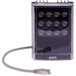 Axis T90D20 Iluminador IR PoE 36-144m, Universal, Carcasa Aluminio Negra IP66, compatible con 01219-001, 01220-001, 01221-001