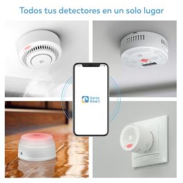 Garza 401348C Detector de CO Inteligente Wifi con Alarma, Pantalla LED y Notificaciones en Tiempo Real, Blanco Garza 401348C Detector de CO Inteligente Wifi con Alarma, Pantalla LED y Notificaciones en Tiempo Real, Blanco