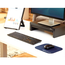 Alfombrilla Raton Fellowes Con Microban Blister Azul