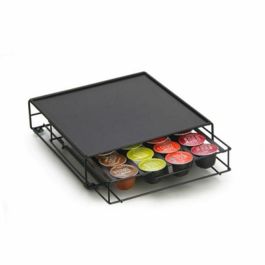 Organizador de Cápsulas de Café DKD Home Decor 28,7 x 32 x 7 cm Negro Metal Precio: 14.95000012. SKU: S3041252