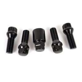 Omp Tornillos Antirrobo para Llantas M12x1.5 Cónico Negro 4 Unidades OMPS09821201