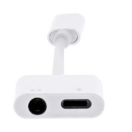TNB WAY - Adaptador Lightning a jack de 3,5 mm hembra + Lightning hembra - blanco Precio: 10.50000006. SKU: B1EFMV4EGS