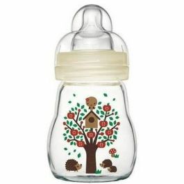 MAM Flow Teat 1 Biberón de Vidrio Premium 170 ml, 0-6 Meses, Resistente al Calor, Tetina Ultra Suave y Cuello Ancho, Blanco Precio: 29.88999959. SKU: B1EB8VB3EV
