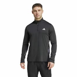 Sudadera sin Capucha Adidas Essentials Negro