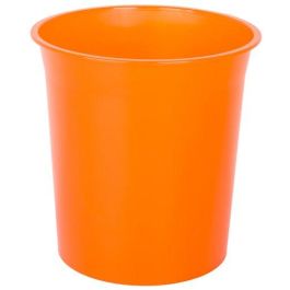 Papelera Plastico Cerrada 16 Litros Traslucido Naranja Precio: 3.50000002. SKU: B12HTBK9K4