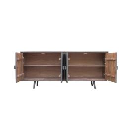Aparador DKD Home Decor Gris oscuro Madera 177 x 38 x 75 cm