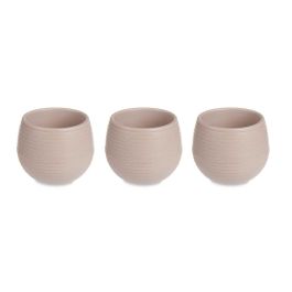 Set 3 Macetas Reserva Agua 13 Cm Taupe Ibergarden (4 Unidades) Set 3 Macetas Reserva Agua 13 Cm Taupe Ibergarden (4 Unidades)