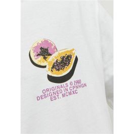 Camiseta de Manga Corta Infantil Jack & Jones tampa Back Beige